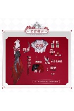 1/3 Delusion Genshin Impact Fatui Harbinger The Knave Arlecchino Cosplay Costume